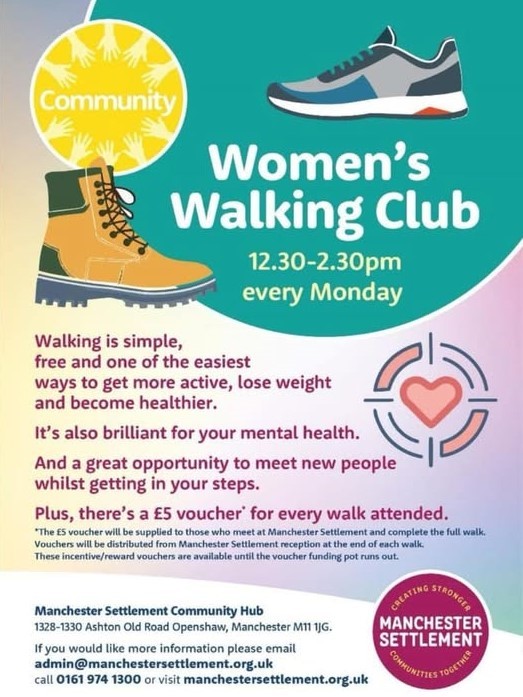 womens walking flyer
