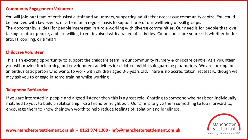 Volunteer Roles